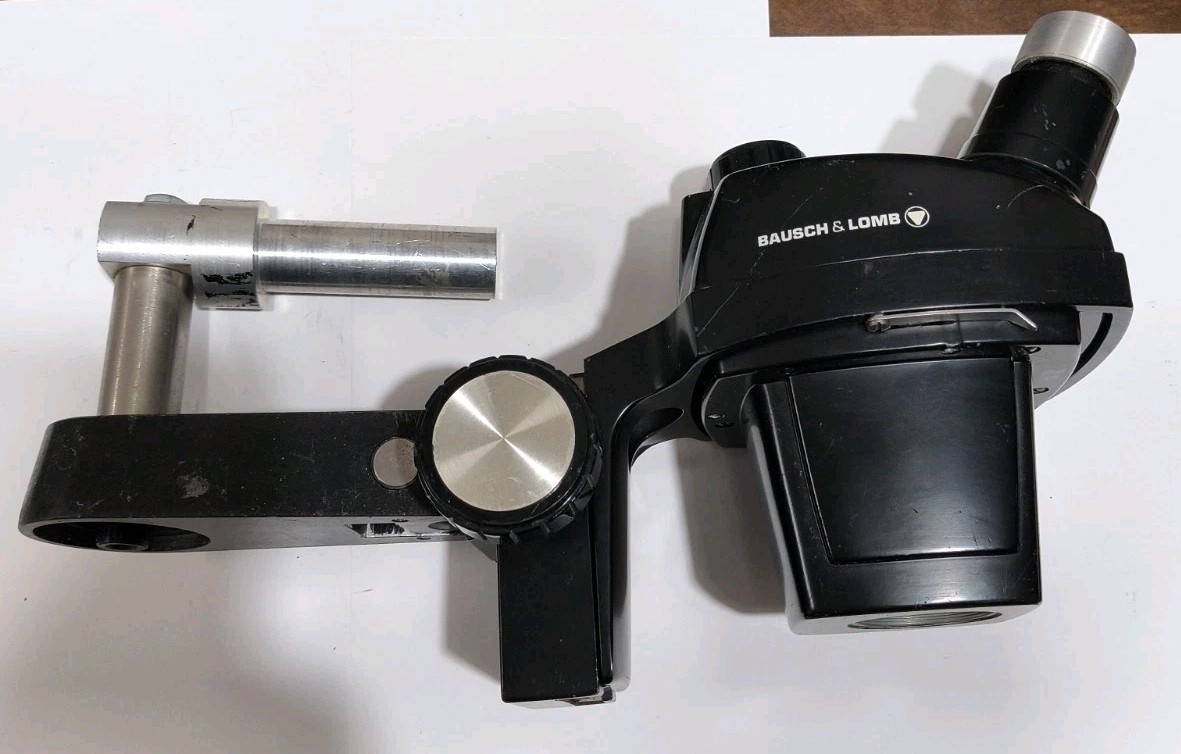 Bausch & Lomb StereoZoom Microscope Head (0.7x - 3x) W/Arm Pivot Parts