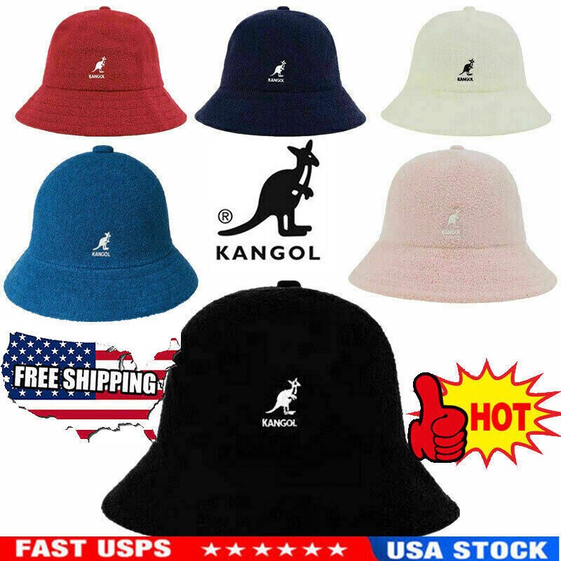 Hip-Hop Fashion Classic Kangol Bermuda Casual Bucket Hats CapSports Hat- US SHIP