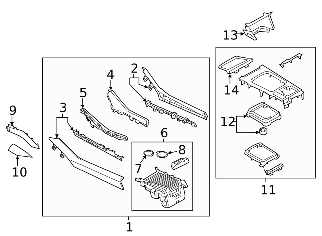 Genuine Mazda Automatic Transmission Shift Lever Boot GRF5-64-330