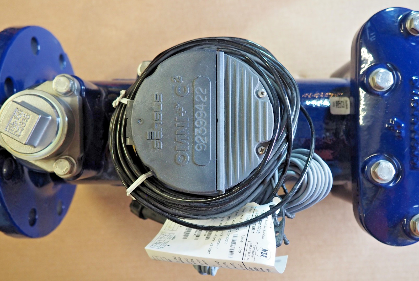 Xylem SENSUS OMNI+ Plus C2 4" WATER FLOW RATE METER & REGISTER 9 Dial
