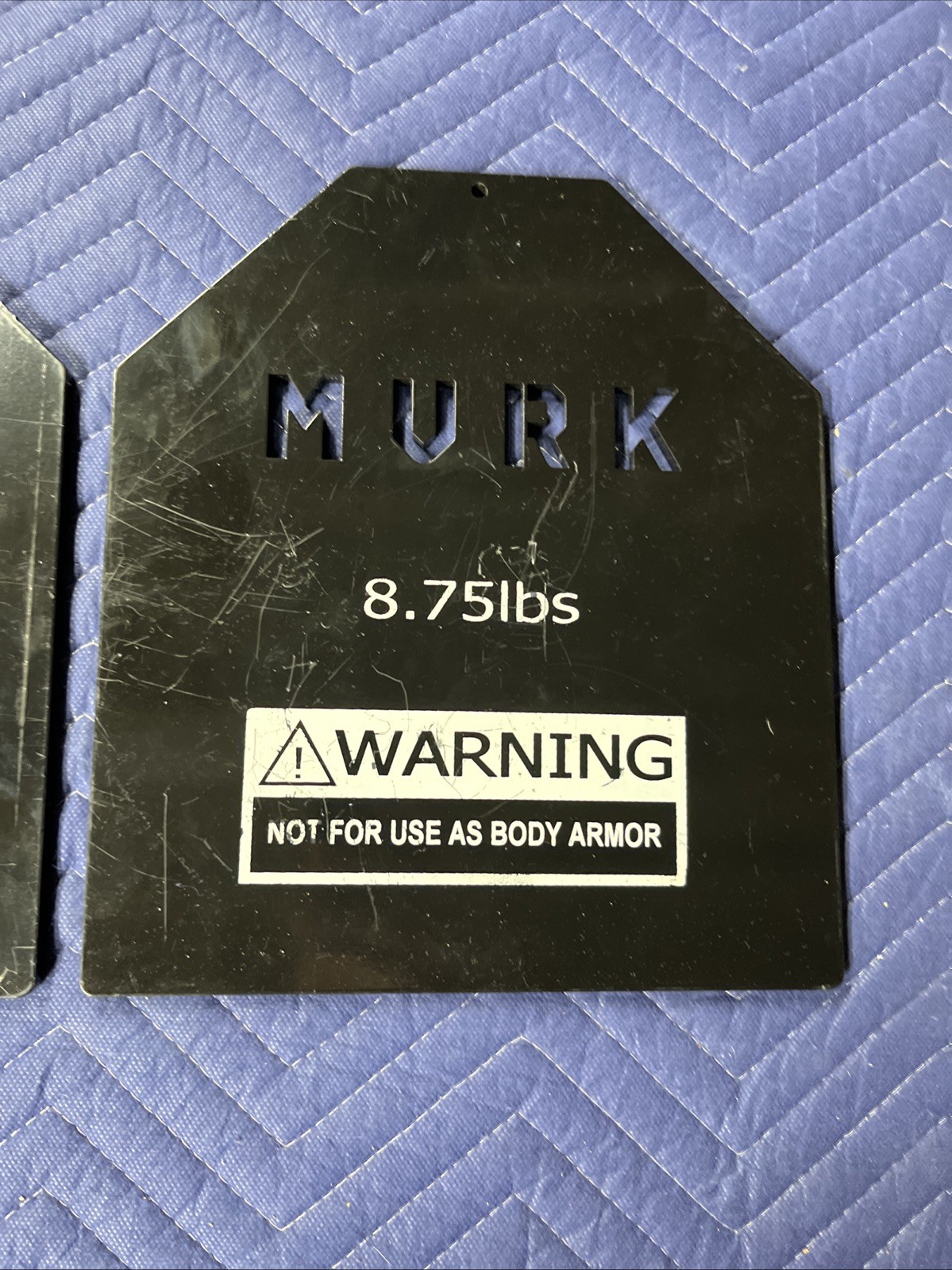 2 MVRK TACTICAL VEST PLATES 8.75lbs