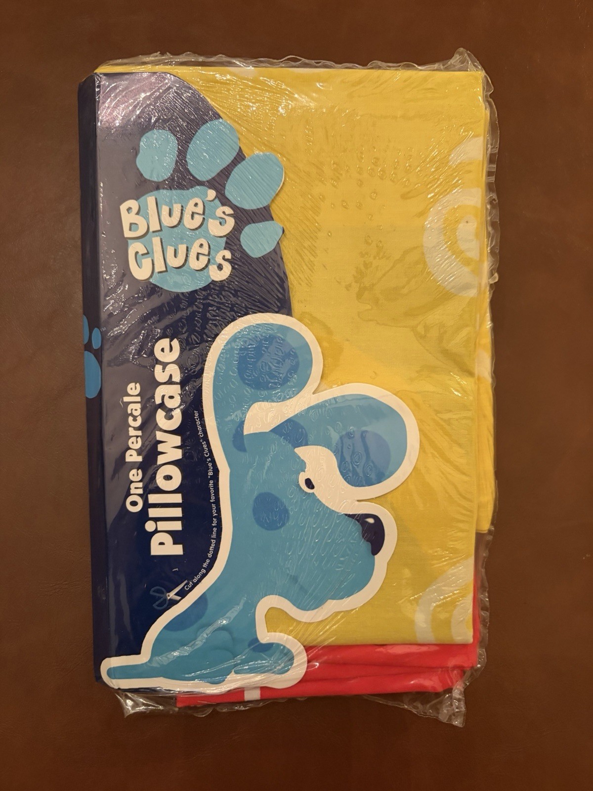 NEW In Original Packaging Vintage 1999 Blues Clues Pillow Case NICE!!