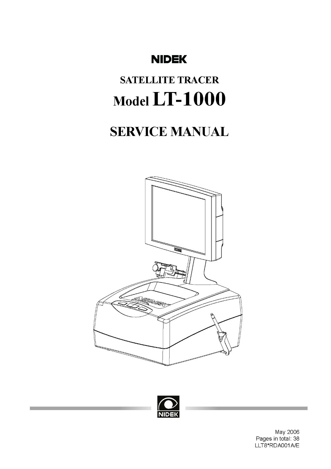 Santinelli Nidek LT 1000 Technical Service Manual