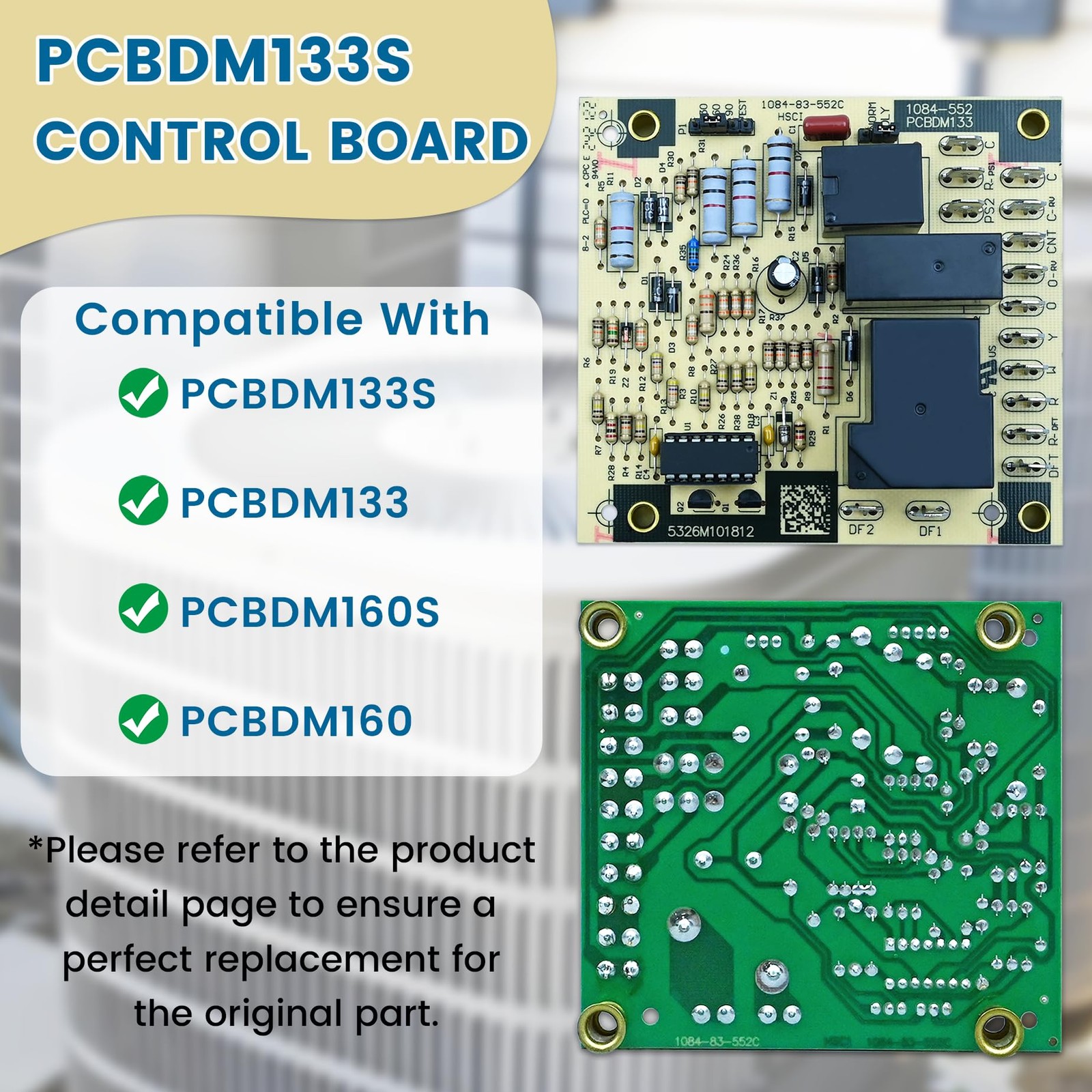 PCBDM133S Defrost Control Board Goodman Furnace Heat Pump Replacement