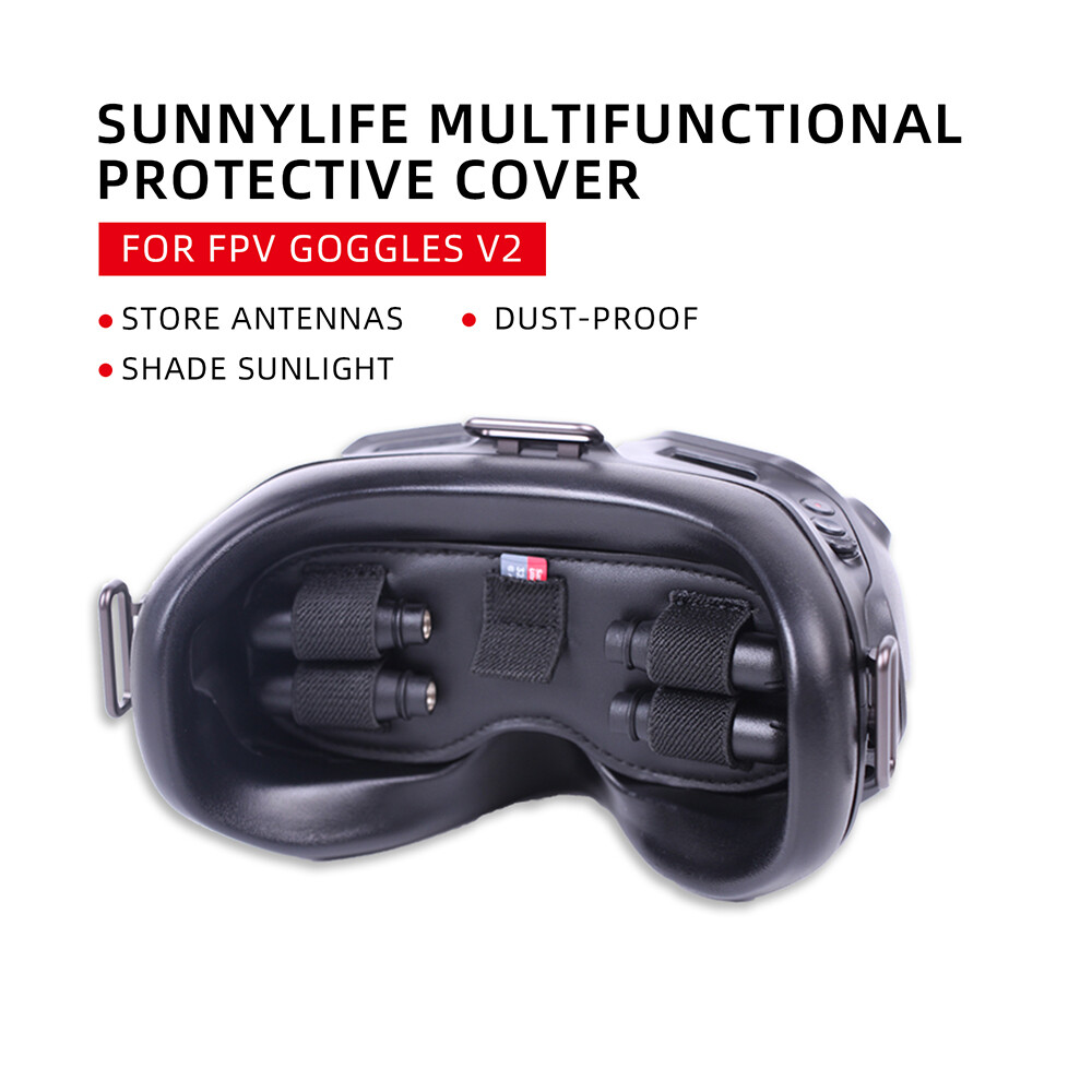 Sunnylife Lens Protective Cover Shading Sunlight Hold for DJI FPV Goggles V2