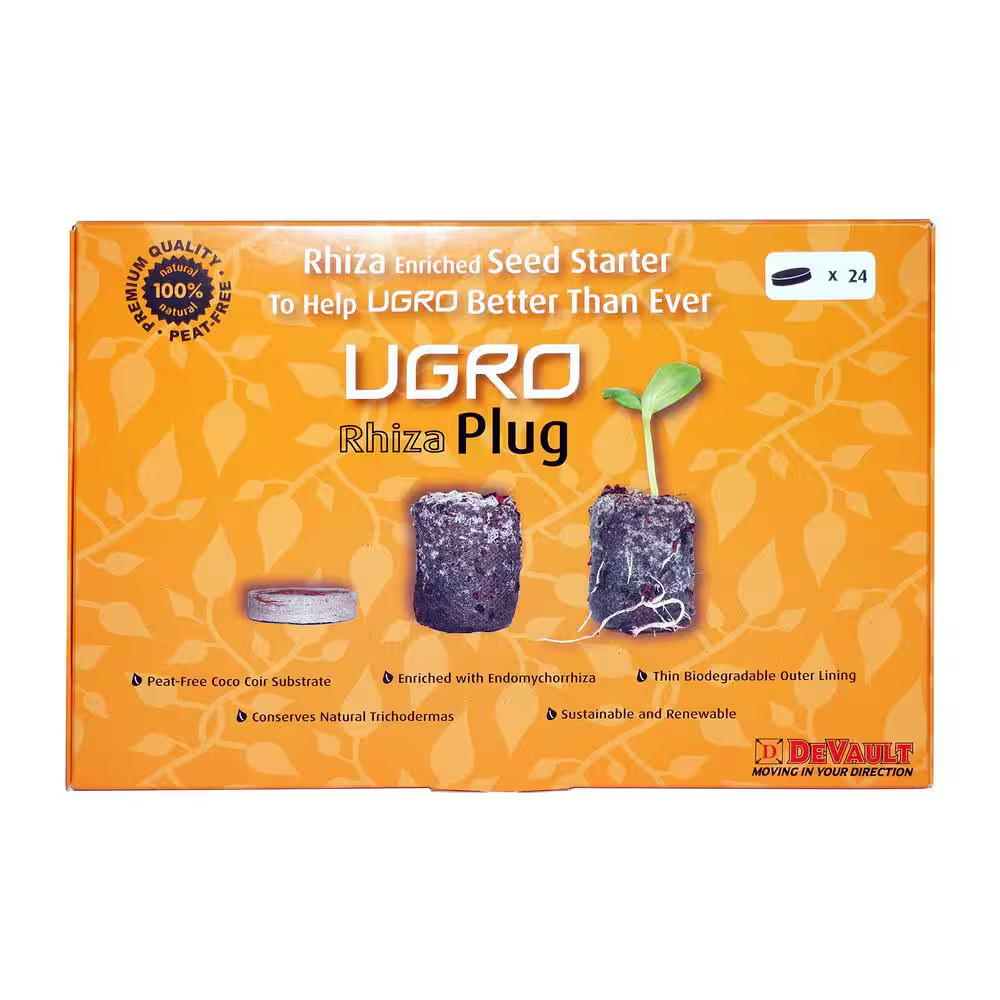 UGRO Rhiza Seed Starter Plugs (24-Pack)