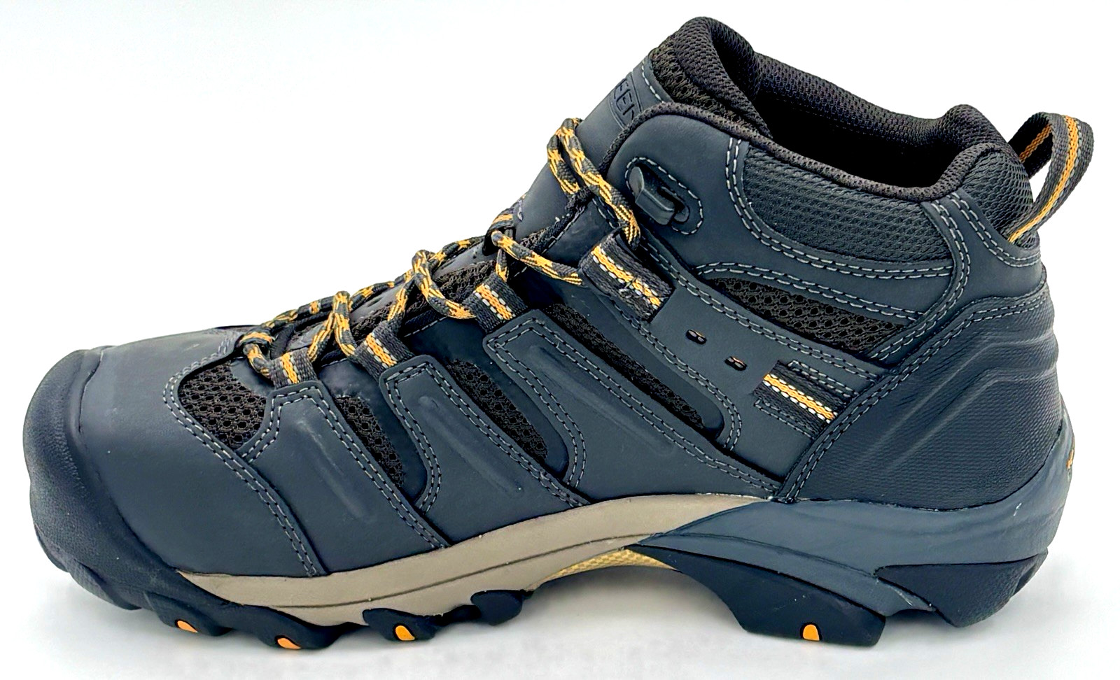 KEEN Utility Men's Lansing Mid Steel Toe Waterproof Work Boots 1018079