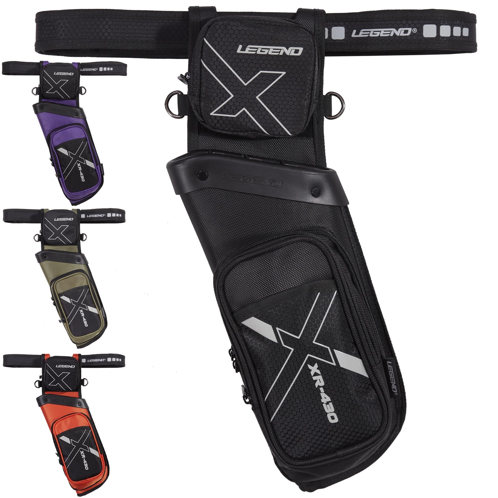 Best Legend XR430 Premium Field Quiver for Arrows - Right-Handed Hip Arrow with