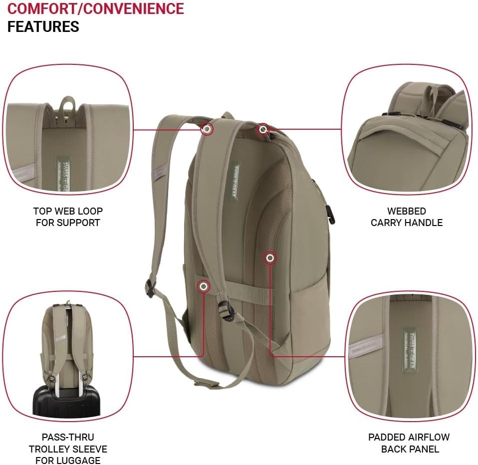 18" SwissGear Viibe II Backpack (Olive)
