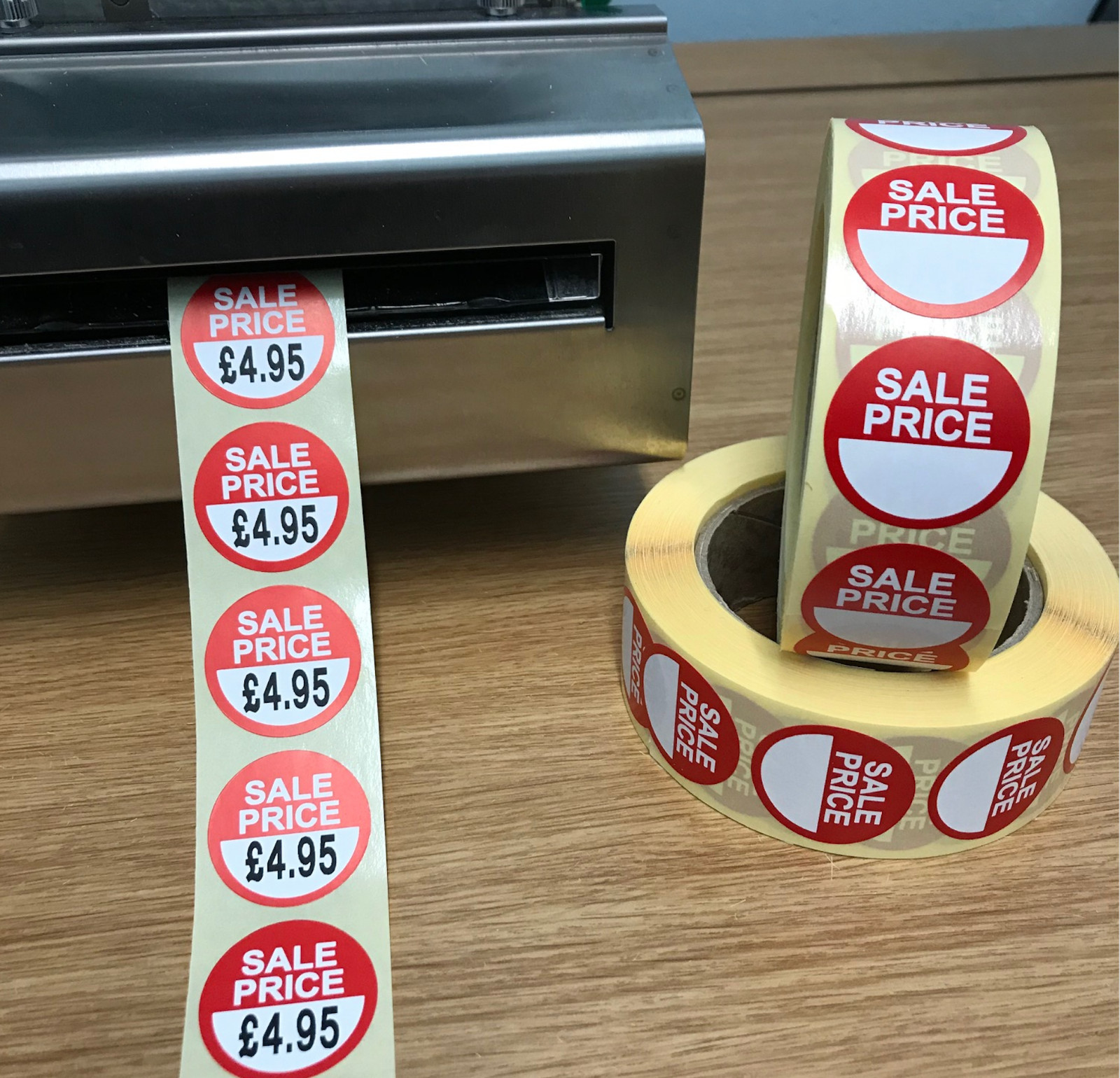 Thermal Printer - Circular - Red - Sale Price - Labels / Stickers