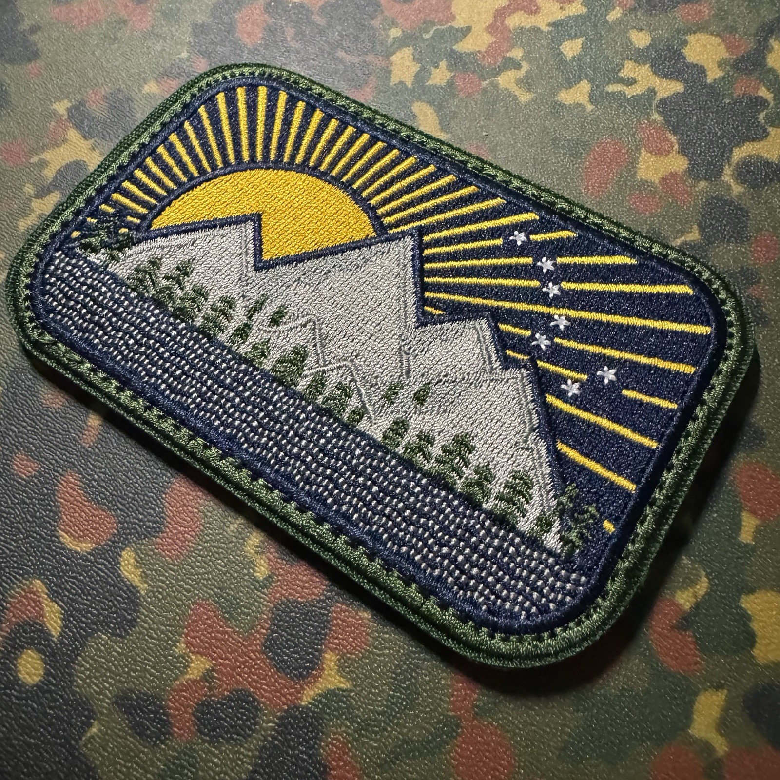ALL TERRAIN BIG DIPPER Embroidered Patch Hook/Loop BACKPACKING CAMPING HIKING