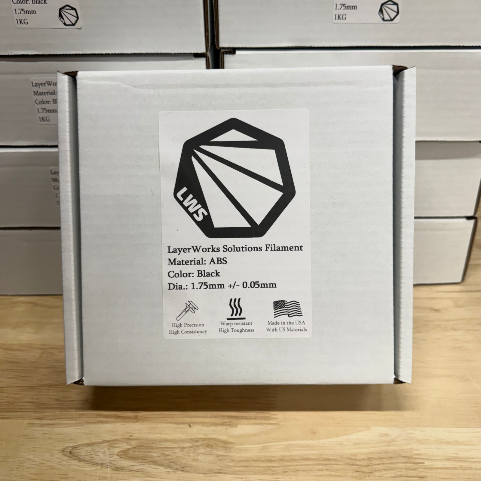 LayerWorks Solutions Filament - ABS Black
