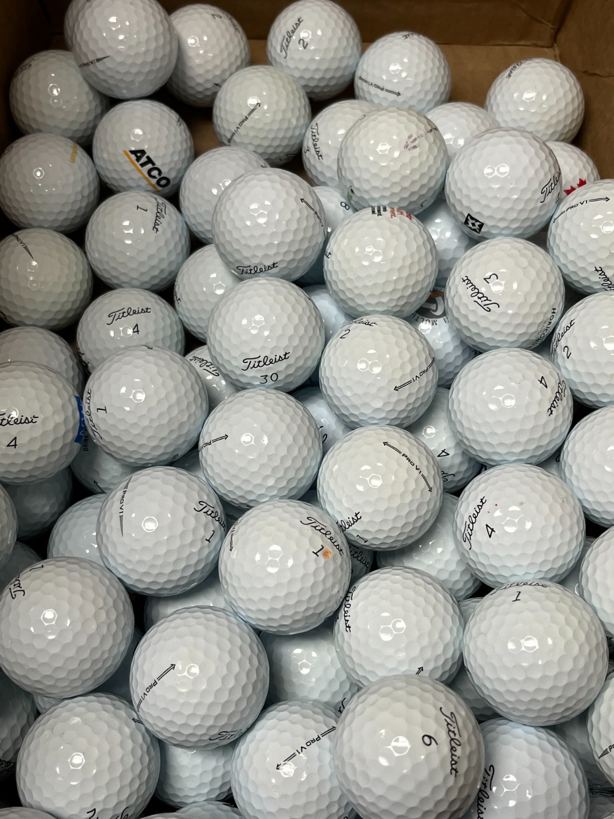 Titleist Pro V1 Mixed Years AAAA Near Mint 36 Used Golf Balls 4A