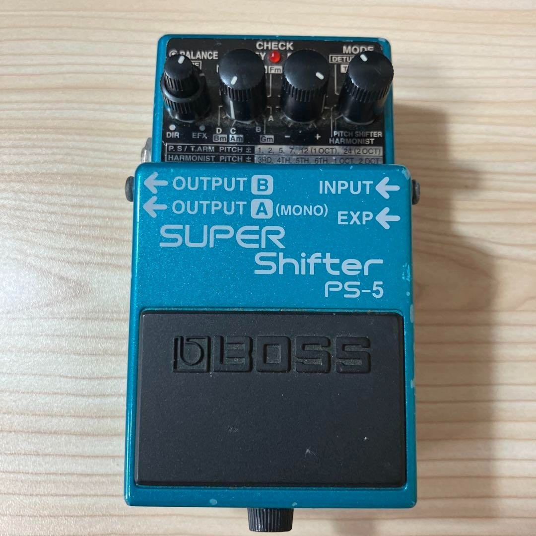 Boss PS-5 Super Shifter Pitch Shift Effects Pedal Harmonizer In Working Order