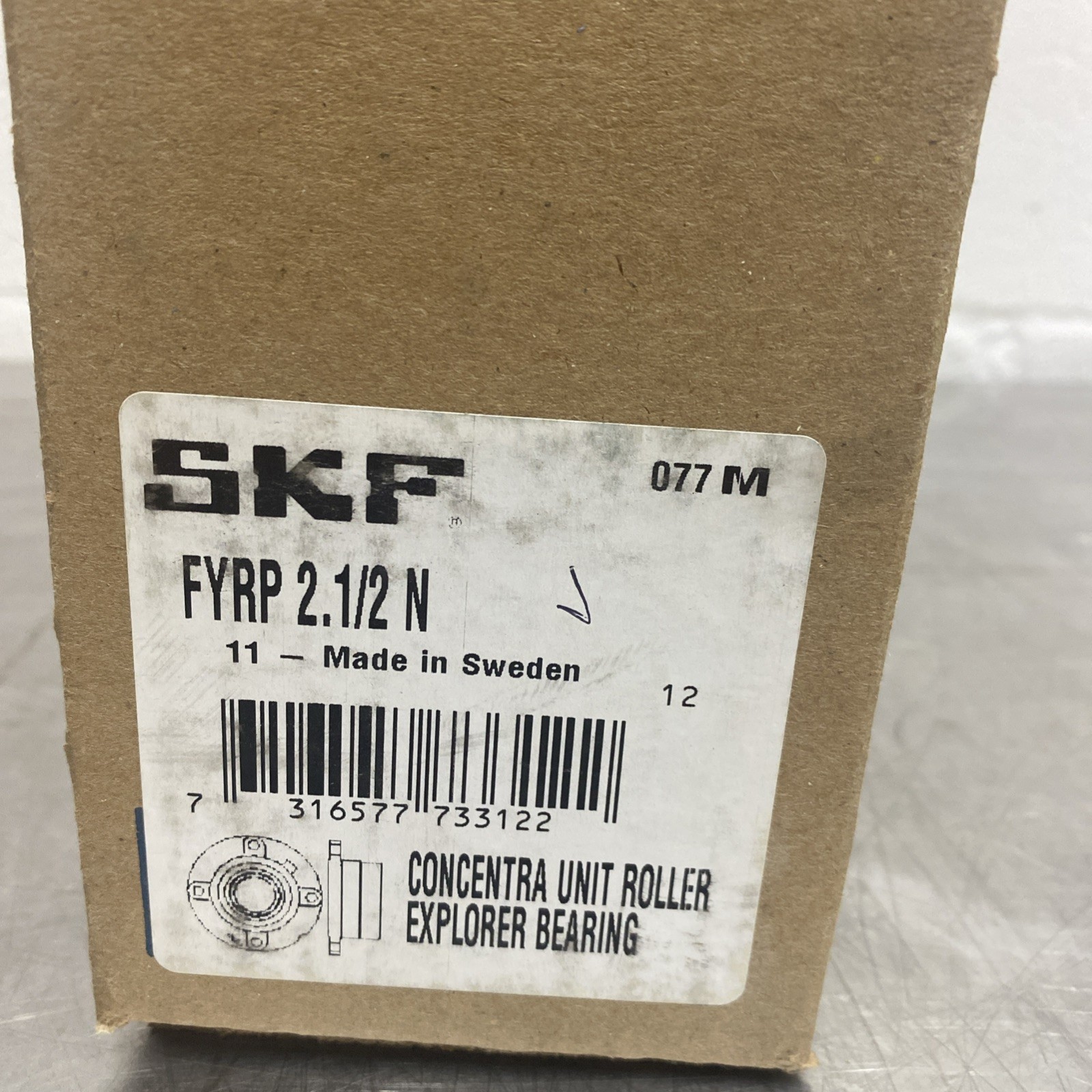 SKF FYRP 2- 1/2 N Concentra Unit Roller Exployer Bearing