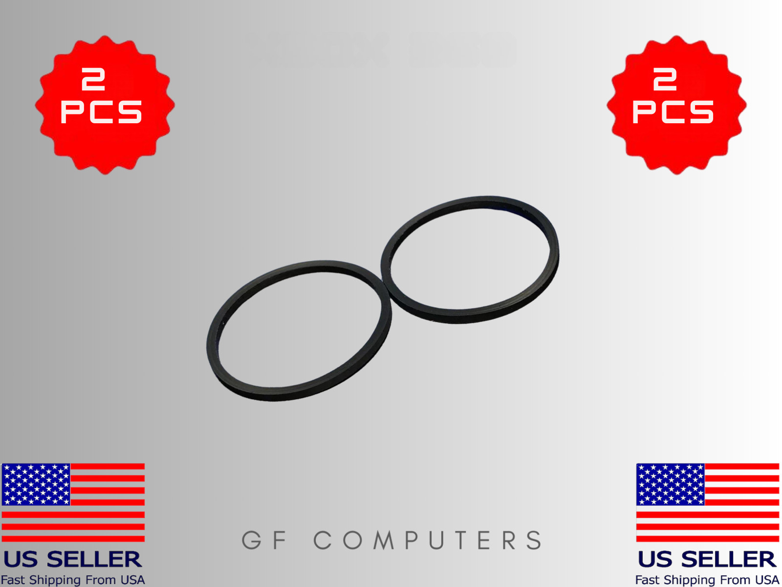 2x Replacement Repair Drive Belt For Sega CD Model 1 & Mega CD System Console