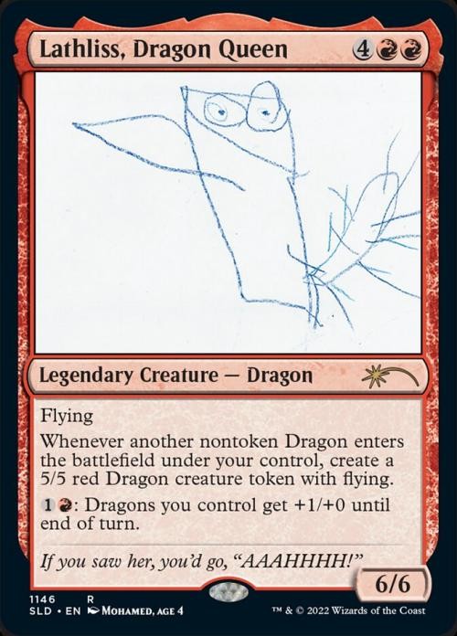 Lathliss, Dragon Queen (1146) -Foil Near Mint MTG Secret Lair
