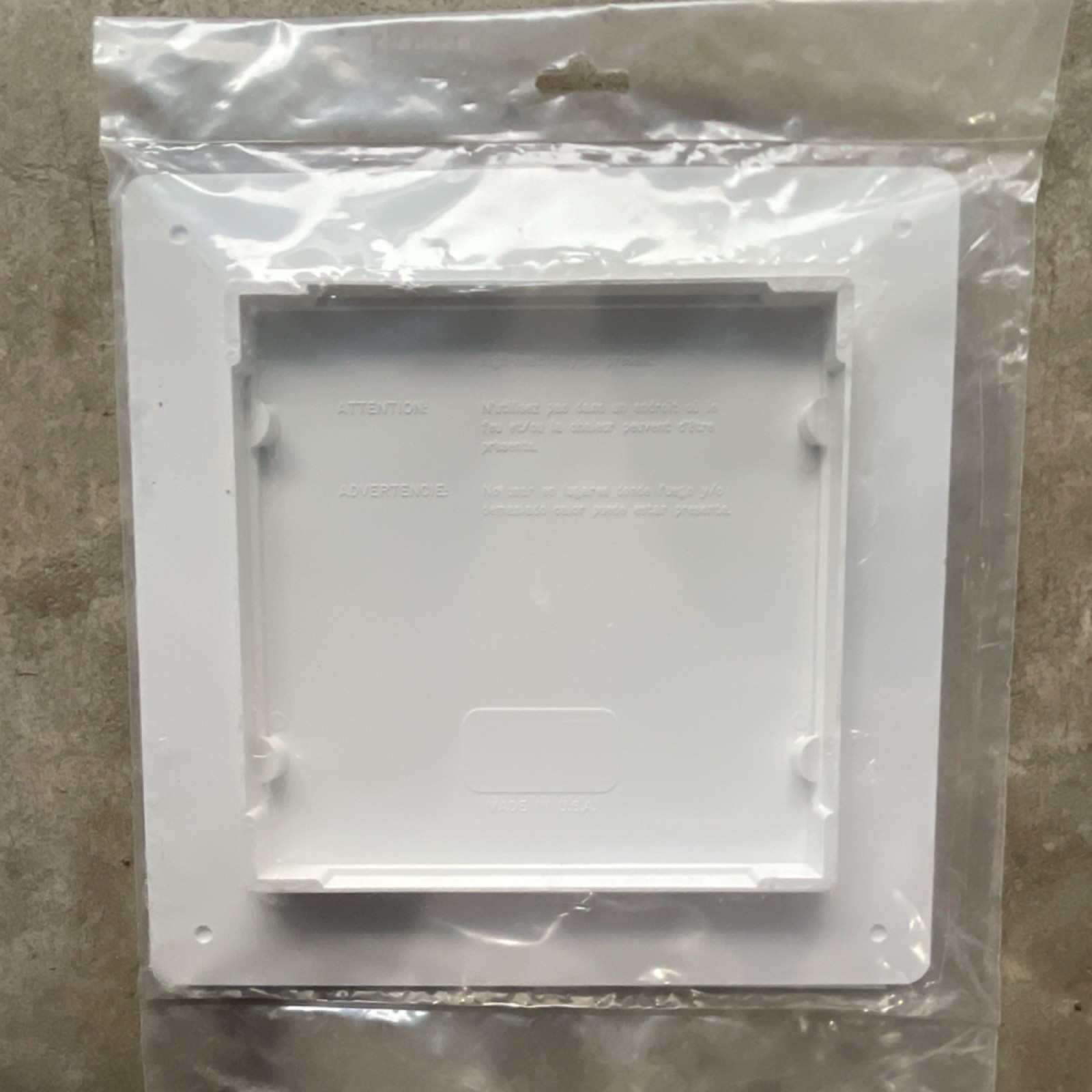Jones Stephens PlumBest Snap-Ease Access Panel 11"x11" White Plastic A05-008