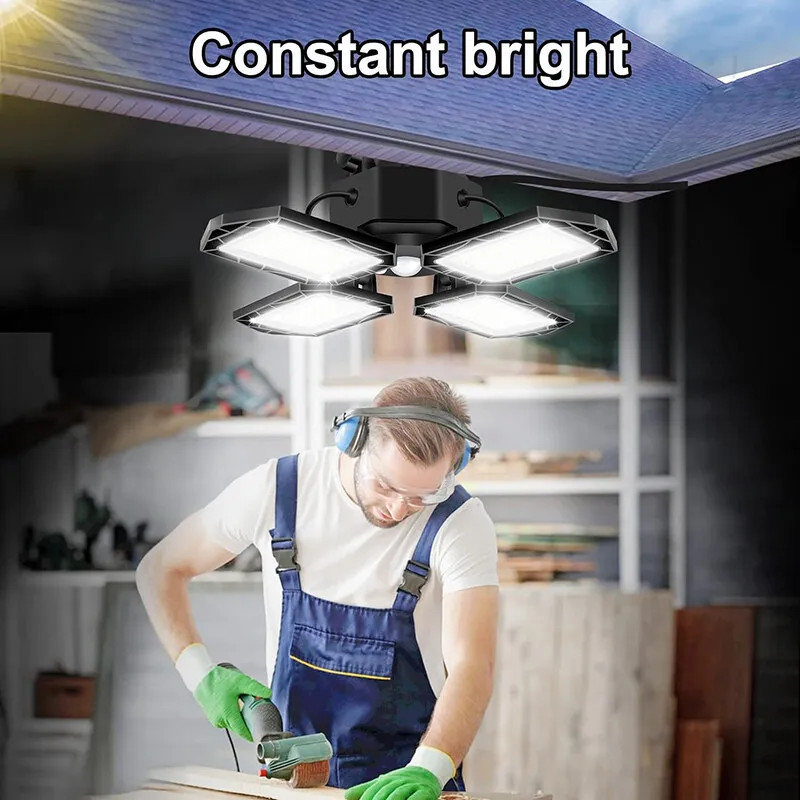 2 Pack Solar Pendant Light Outdoor Indoor Solar Powered Motion Sensor Shed Light