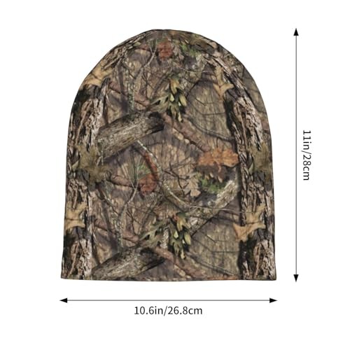 Forest Camo Hunting Camouflage Beanie Hat Slouchy Cap Warm Cancer Headwear