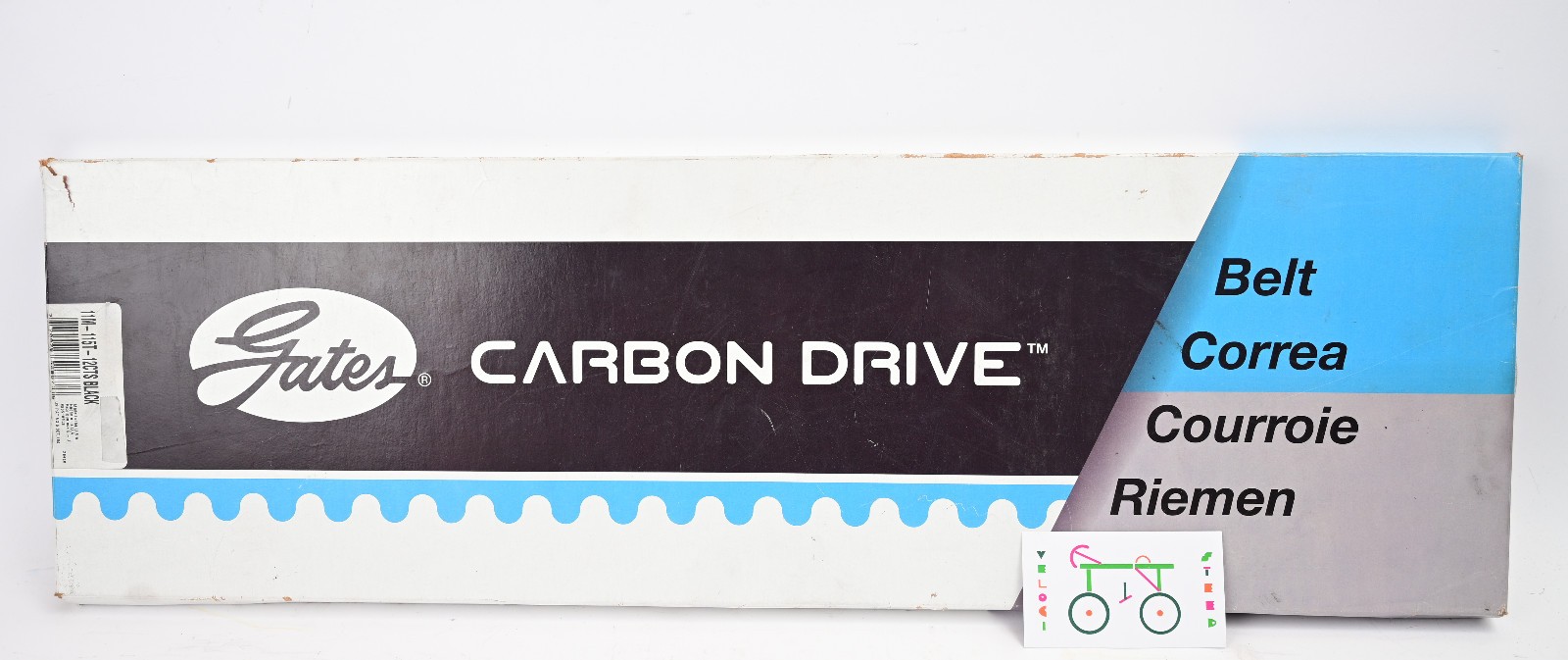 Gates Carbon Drive CTS 11M-115T-12CTS CenterTrack Bike Drive Belt - 115t Black