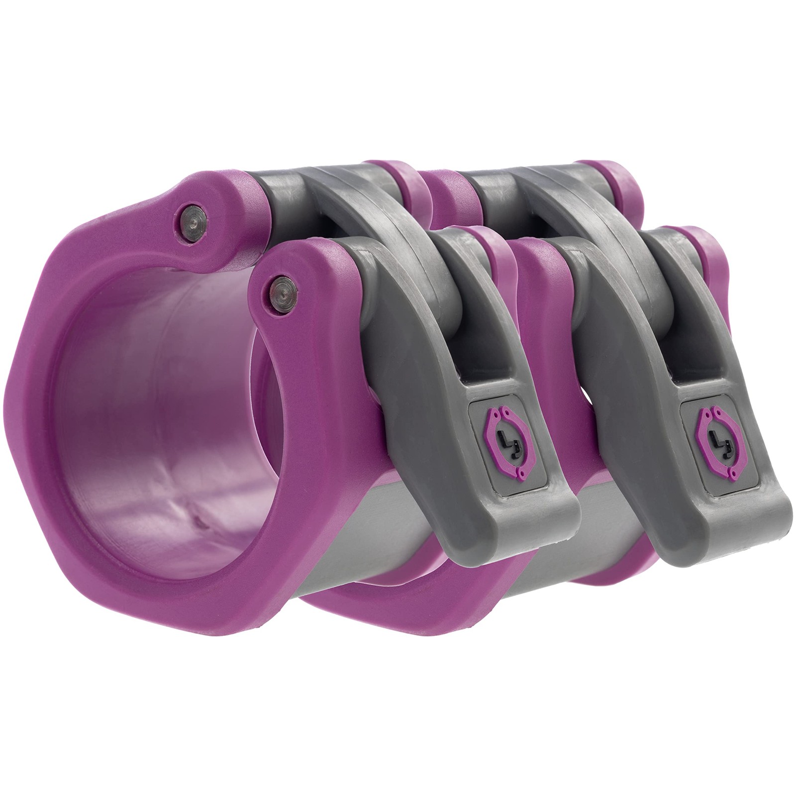 Lock-Jaw HEX 50mm / 2" Olympic Barbell / bars, Purple -Hex
