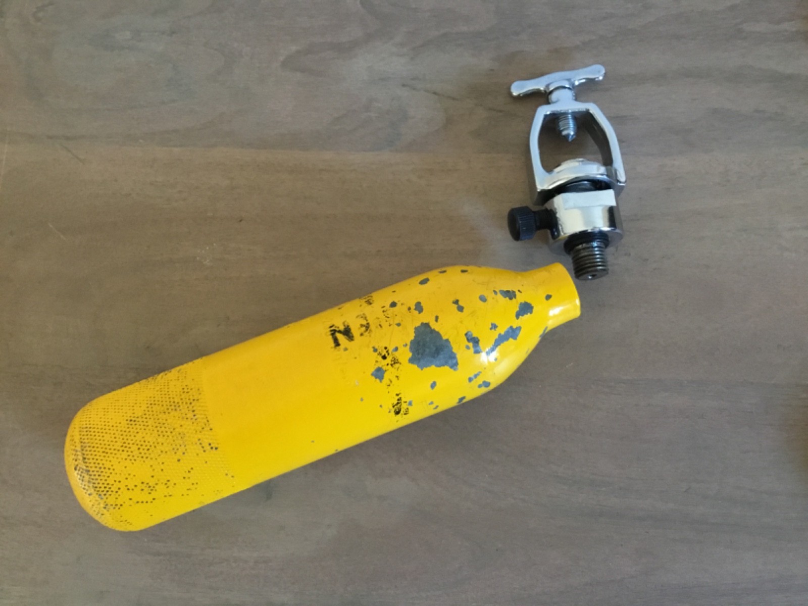 RARE Vintage 1972 NEMROD Pony Bottle Undrilled tank dive Spanish Scuba History