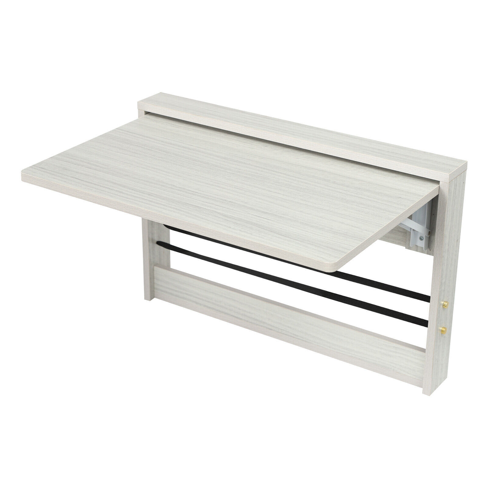 Folding Wall Table, Fold Down Table Wall Mounted, Round Corners Folding Table