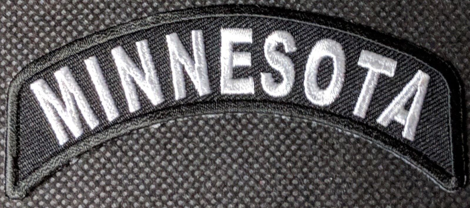 Minnesota Mini Rocker Embroidered Biker Patch