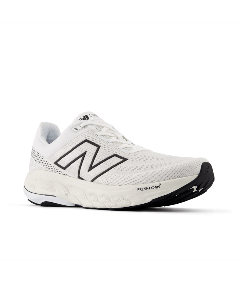 New Balance Men's Fresh Foam X 860V14 Running Shoes, White/Black/Sea Salt (Multi