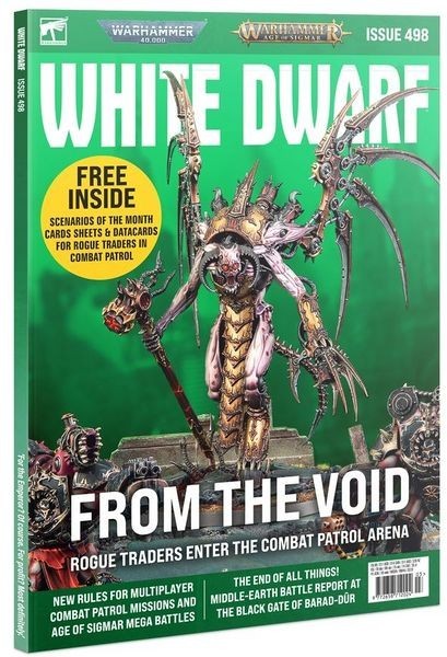 Games Workshop Warhammer White Dwarf Magazine Issue 498
