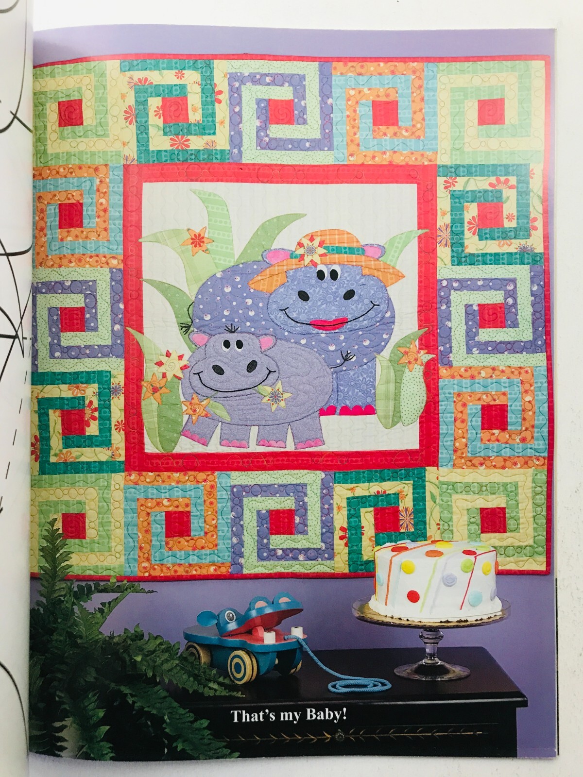 Briarwood Cottage REFLECTIONS Hippo Quilt Patterns Booklet Williams & Randall