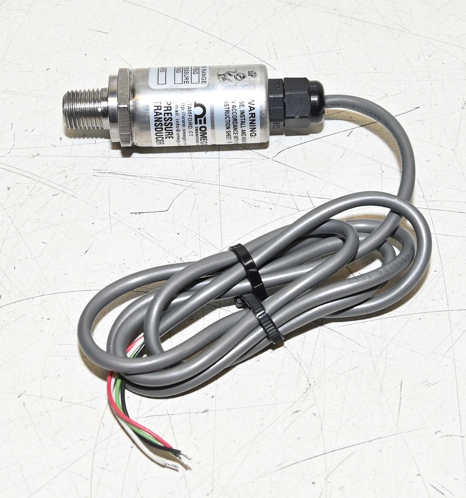 Omega ASML PX302-100GV Pressure Transducer 0-100 psi