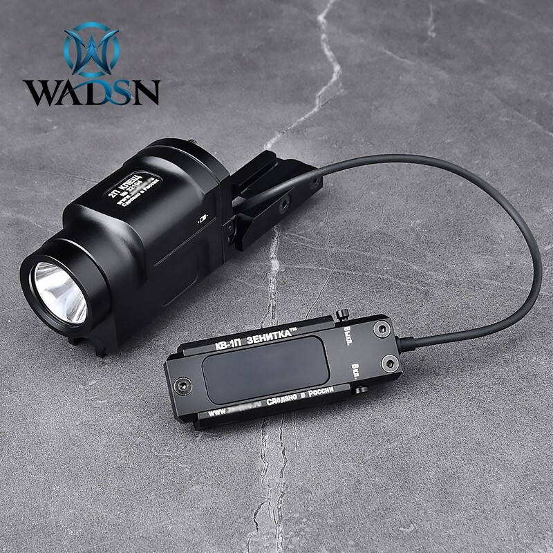 Metal Flashlight K-2P  Zenitc KLESCH-2P Strobe Light Hunting LED Tactical Torch