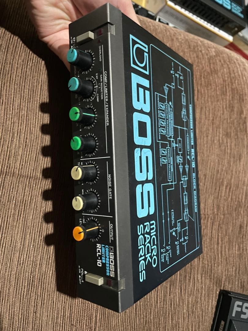BOSS RCL-10 Compressor Limiter Micro Rack Guitar Effects Unit used