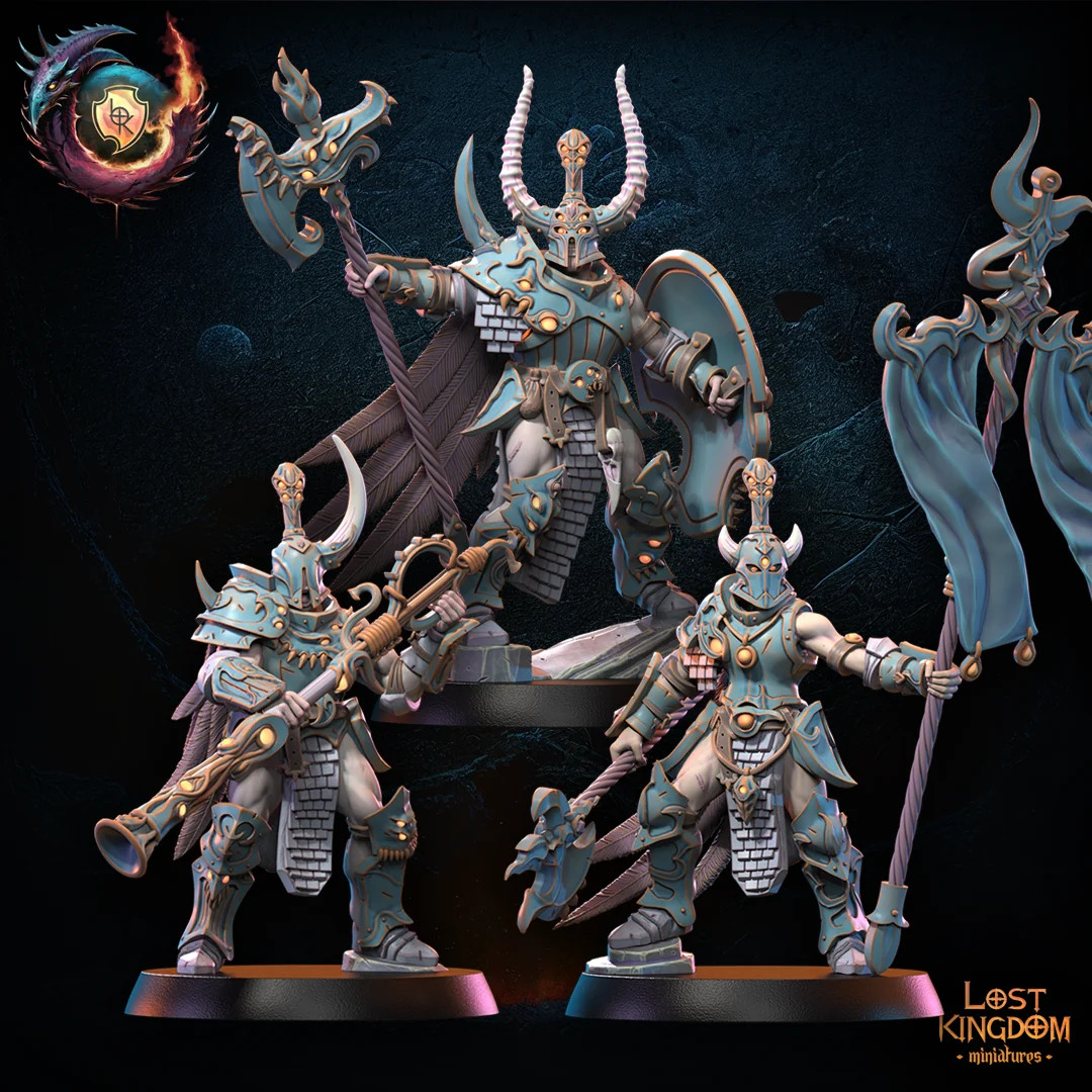 Transfiguration Regiment Command Group - Resin Tabletop Miniature