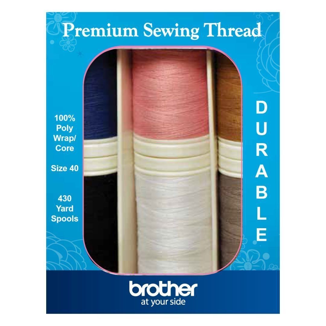 Brother Computerized Sewing Machine with 6-Piece Double Snap Spools Bundle