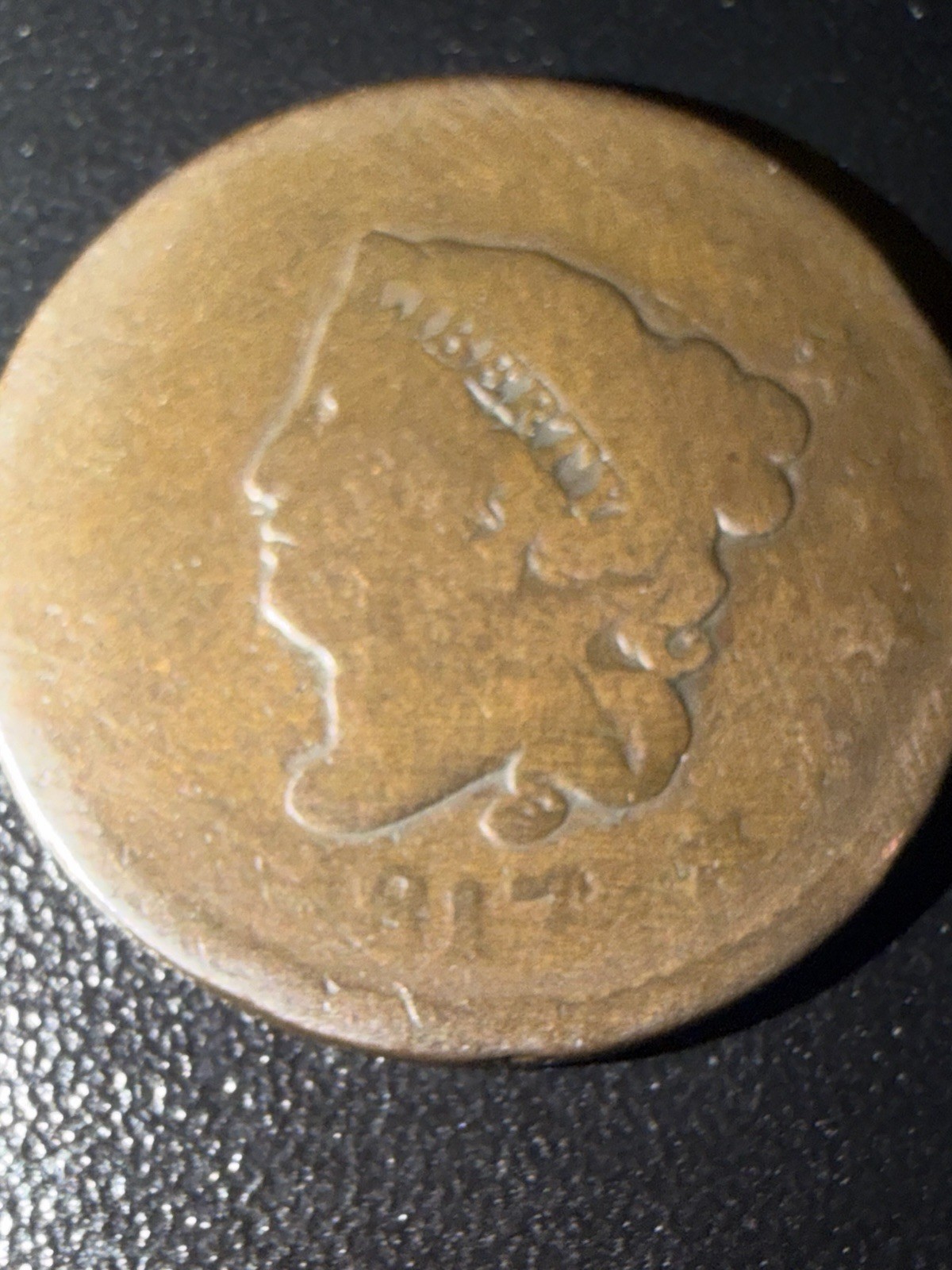 1817 15 Stars Large Cent VG
