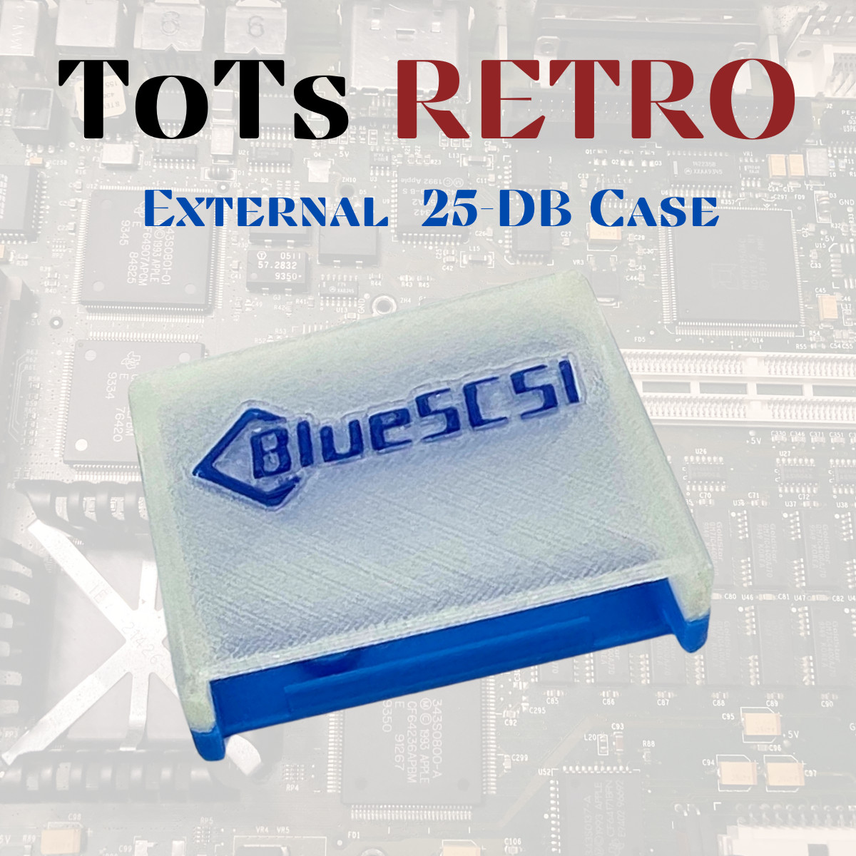 BlueSCSI v2 DB25 External *Case Only*, Macintosh, PC