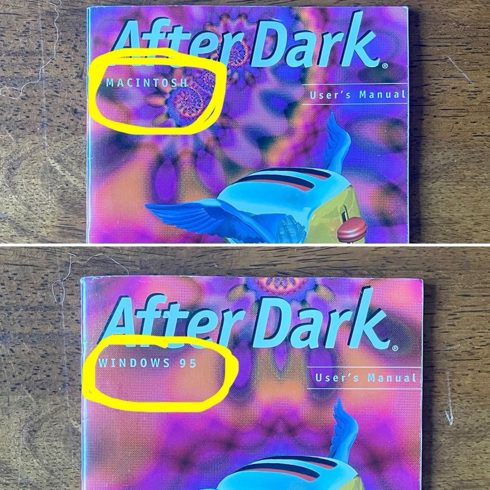 Berkeley Systems After Dark Screen Saver Version 4.0 CD w/ User Manual - 1996