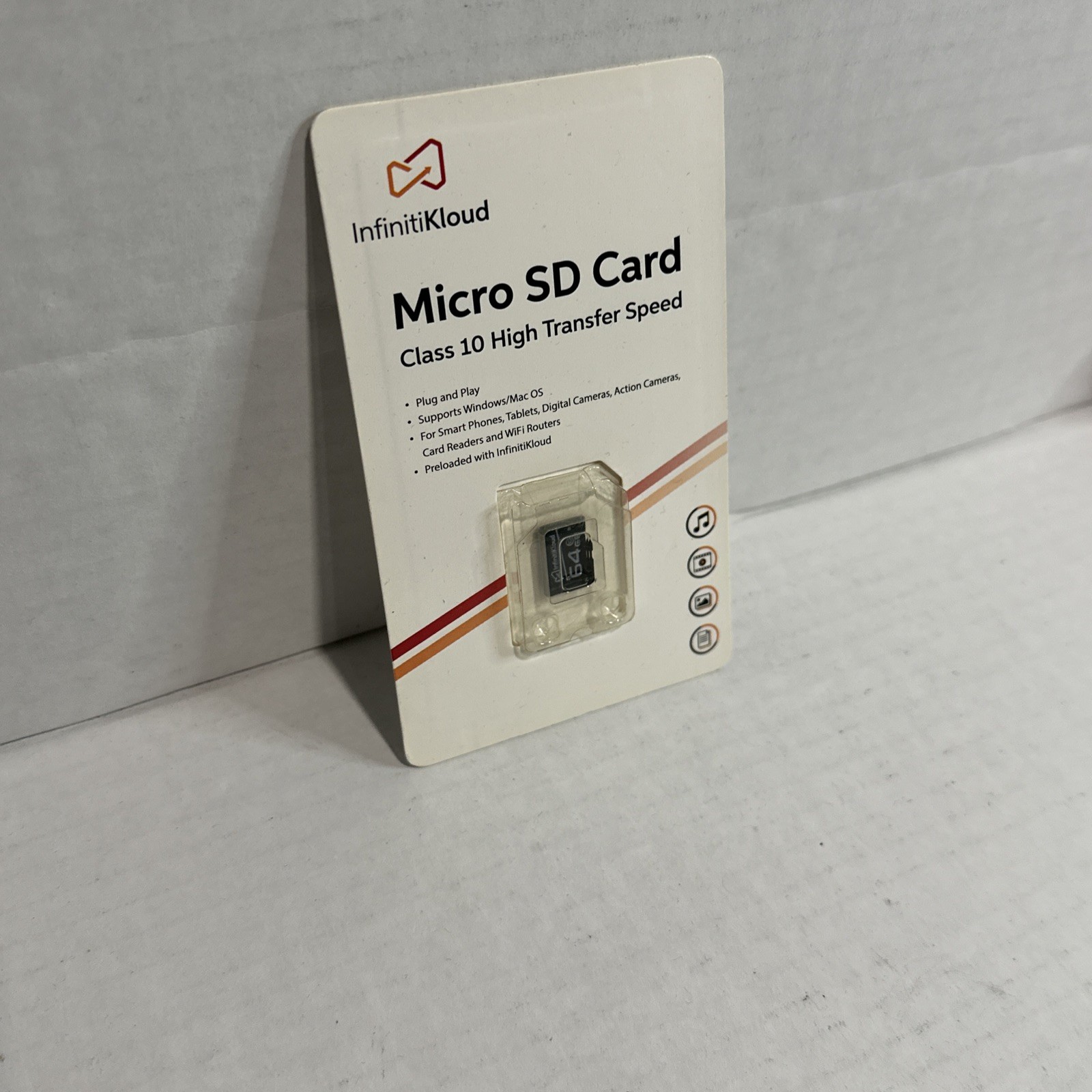 InfinitiKloud 64 GB Micro SD Card Class 10 High Transfer Speed