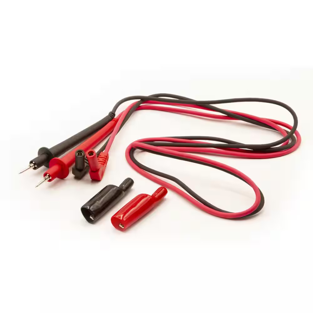 48 In. Test Leads with Screw-On Alligator Clips