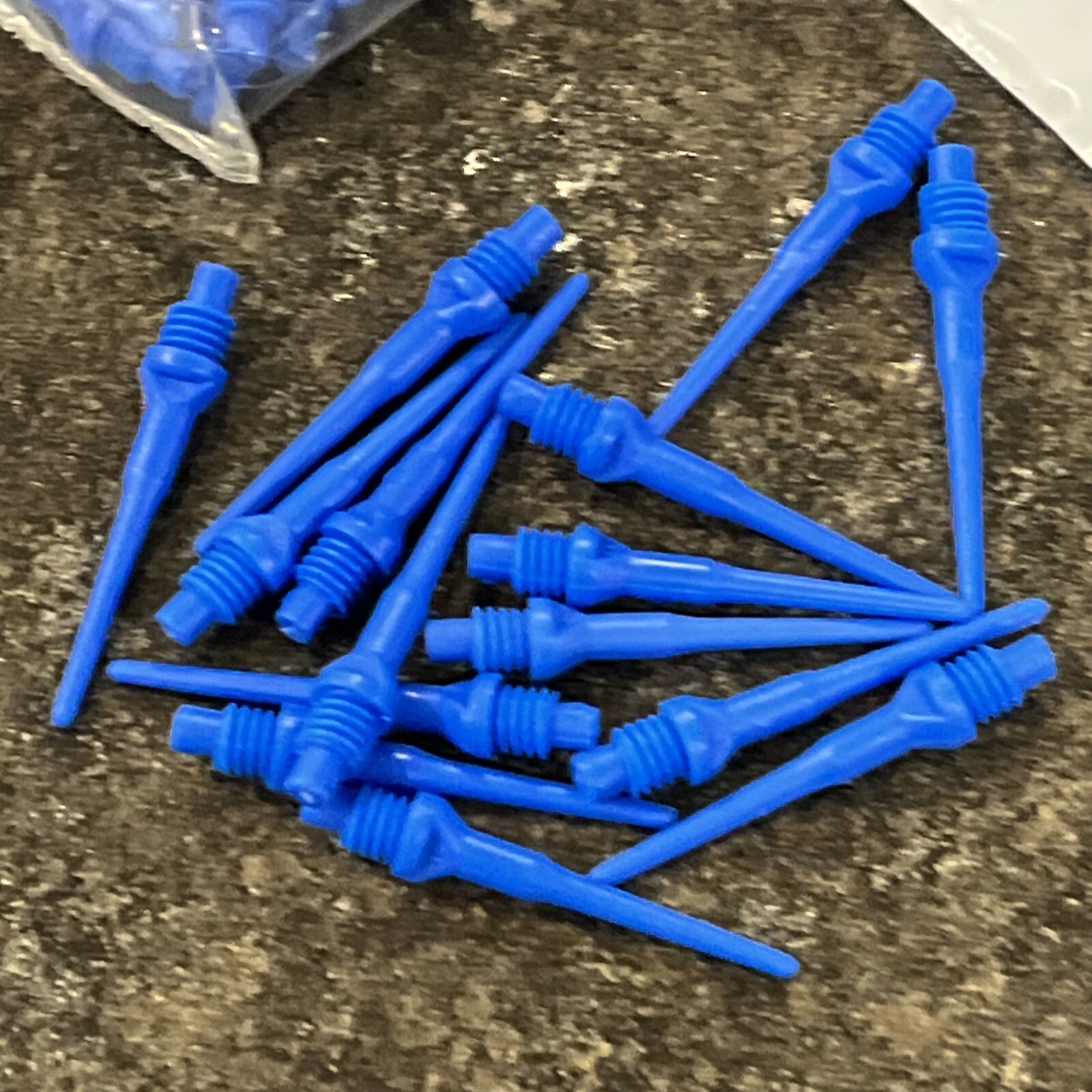 Blue 2BA Thread Soft Tip Replacement Tips Lot Of 300 Tips Dart Accessories NOS