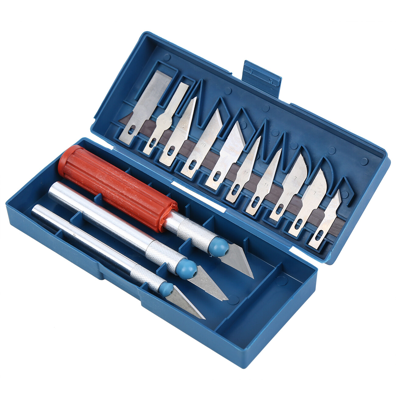 17pcs Craft Hobby Razor Knife Set with Cutting Blades Precision Cutter Blade Kit