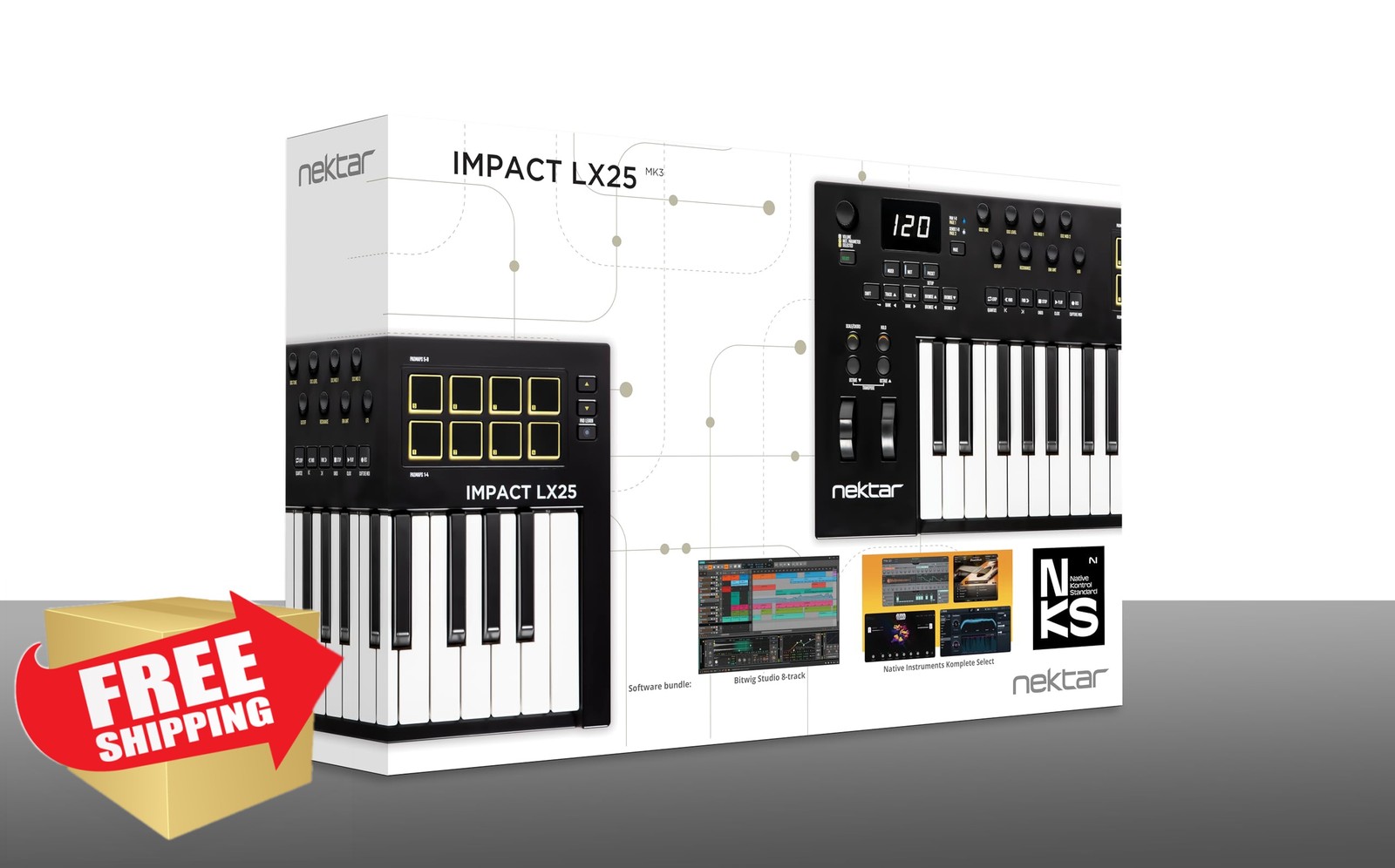 Nektar Impact LX mk3 25 keys