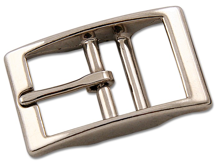 Country Brook Design® 3/4 Inch Nickel Plated Tongue Buckle, 5 Pack