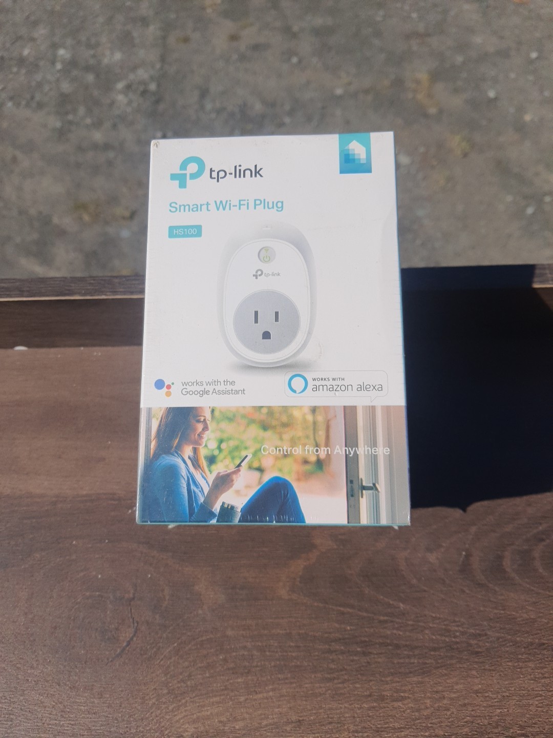 TP-Link - HS100 - Smart WiFi Plug - w/Google Assistant & Amazon Alexa NEW Sealed