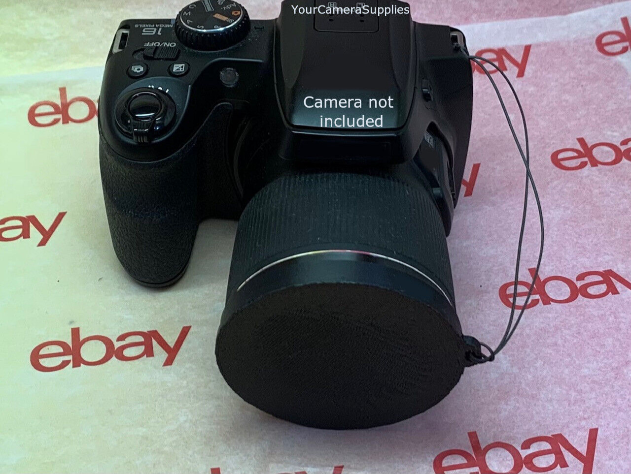 FRONT SLIP-ON PUSH-UP LENS CAP DIRECTLY TO CAMERA: NIKON COOLPIX P80 +HOLDER RD