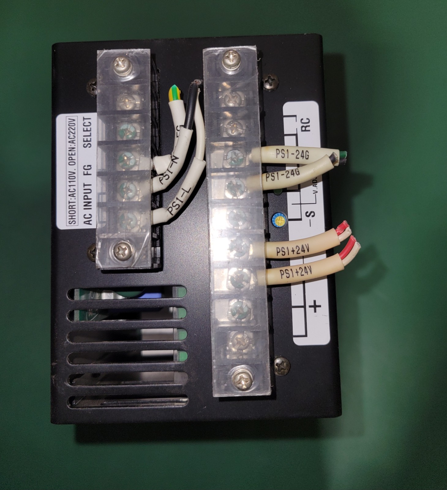 Fine Suntronix MRK0R4-H Power Supply 120/240VAC to 24VDC 16A Out Samsung CP45FV