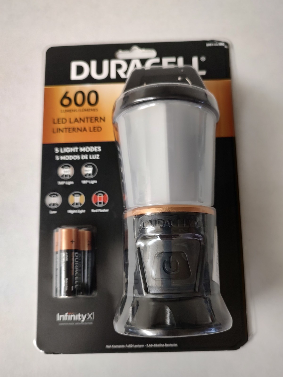 Duracell 600 Lumens LED Lantern Battery Operated